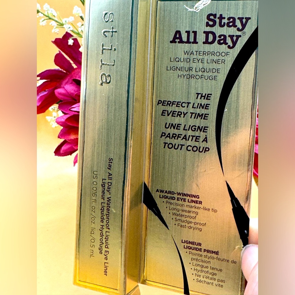 Stila stay all day waterproof liquid eye liner ‘intense black’